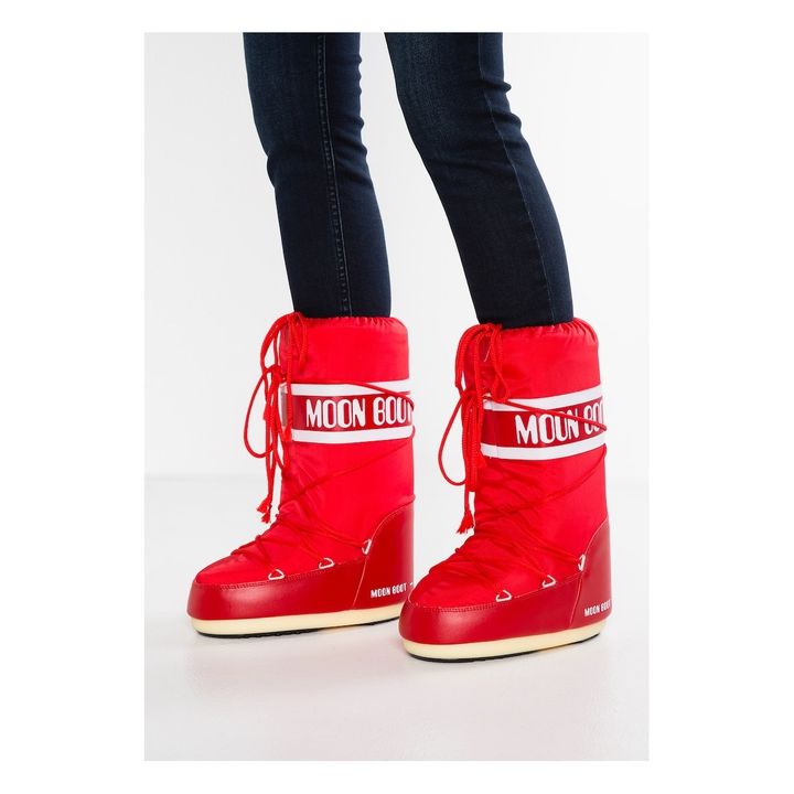Nylon Moon Boot | Red- Product image n°2