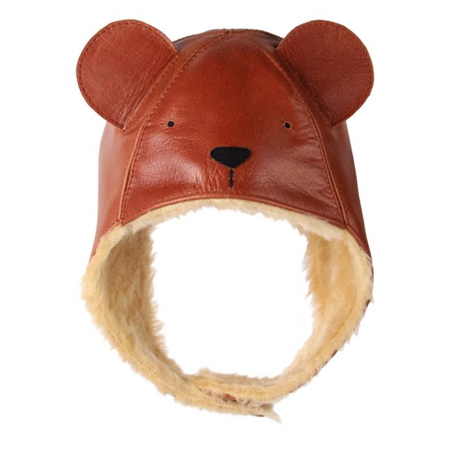 Gorro chapka oso Kapi | Coñac