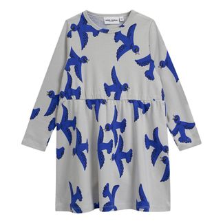 Mini Rodini Kleid Flying Birds Bio-Baumwolle-listing
