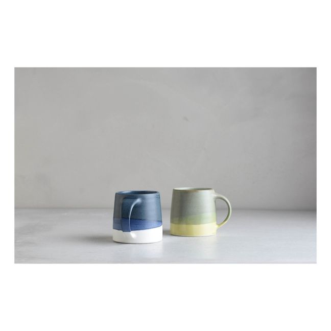 Kinto Color-Dipped Japanese Mugs (Set of 2) in 3 Colors, Porcelain