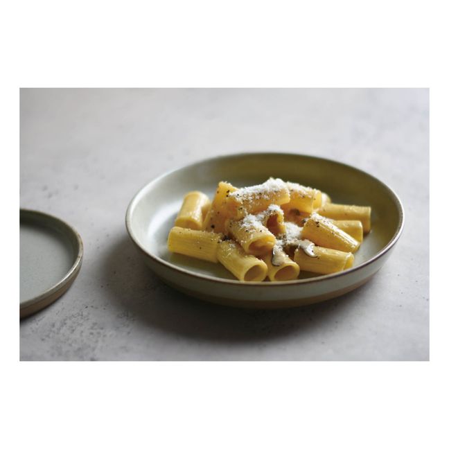 Plato hondo de porcelana | Beige