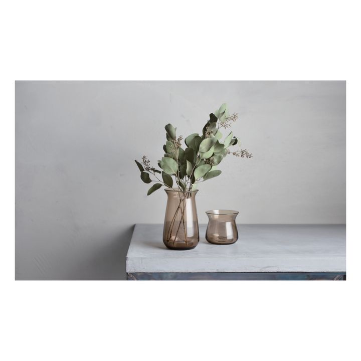 Luna Glass Vase | Brown- Product image n°3