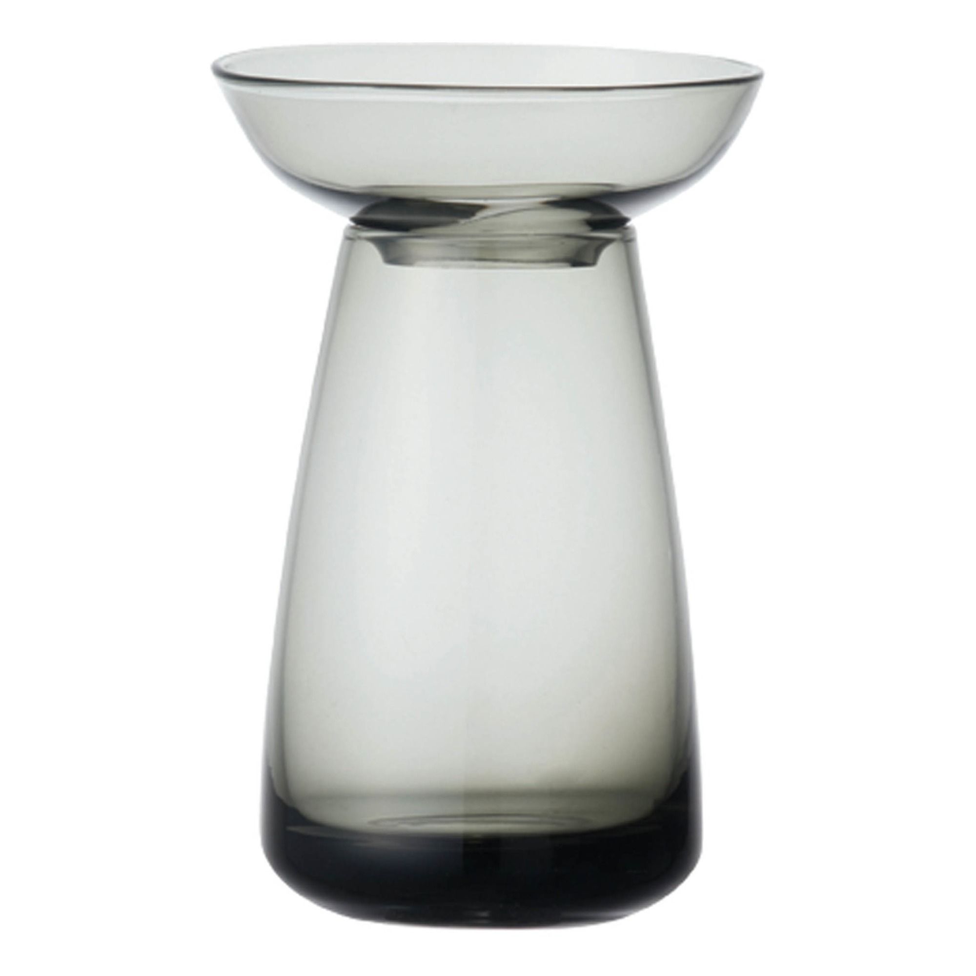 Kinto - Vase en verre Aquaculture - Gris