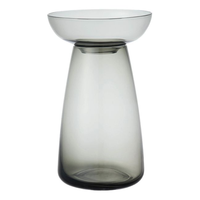 Vase en verre Aquaculture | Gris