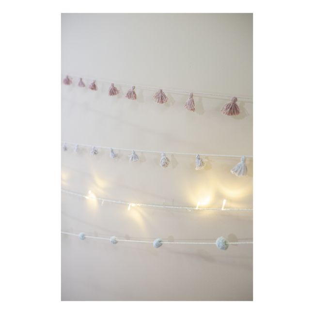 Pompom Garland | Light grey