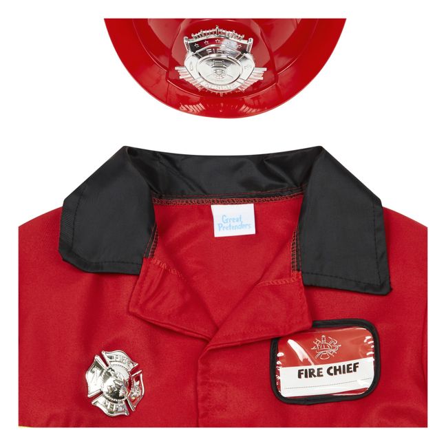 Disfraz de bombero | Rojo