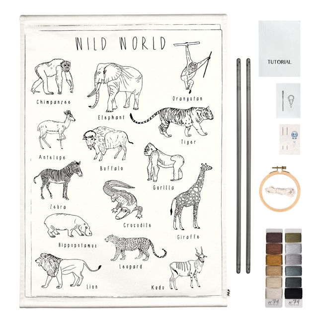 Poster à broder Animals