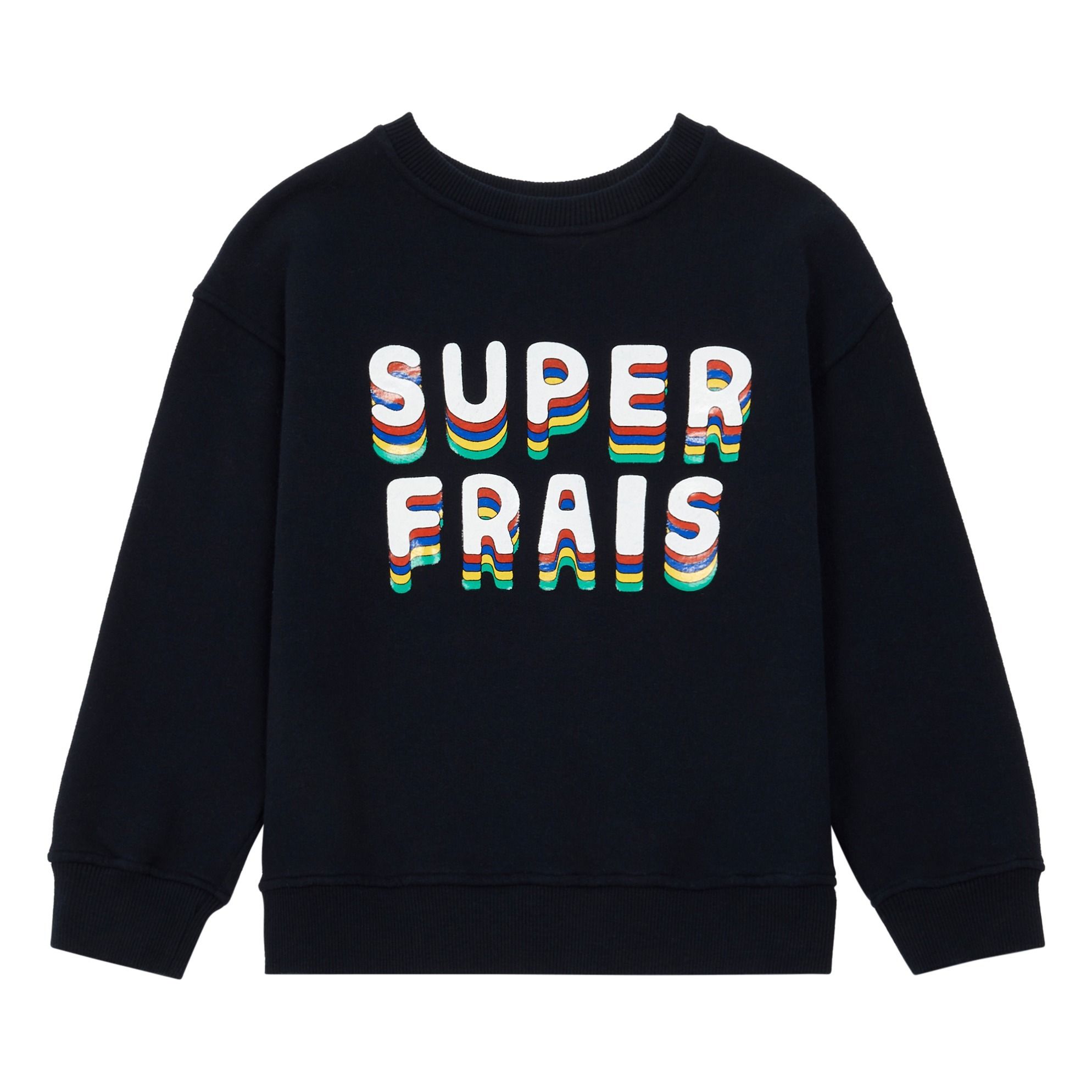 Hundred Pieces - Sweat Super Frais - Garçon - Bleu nuit