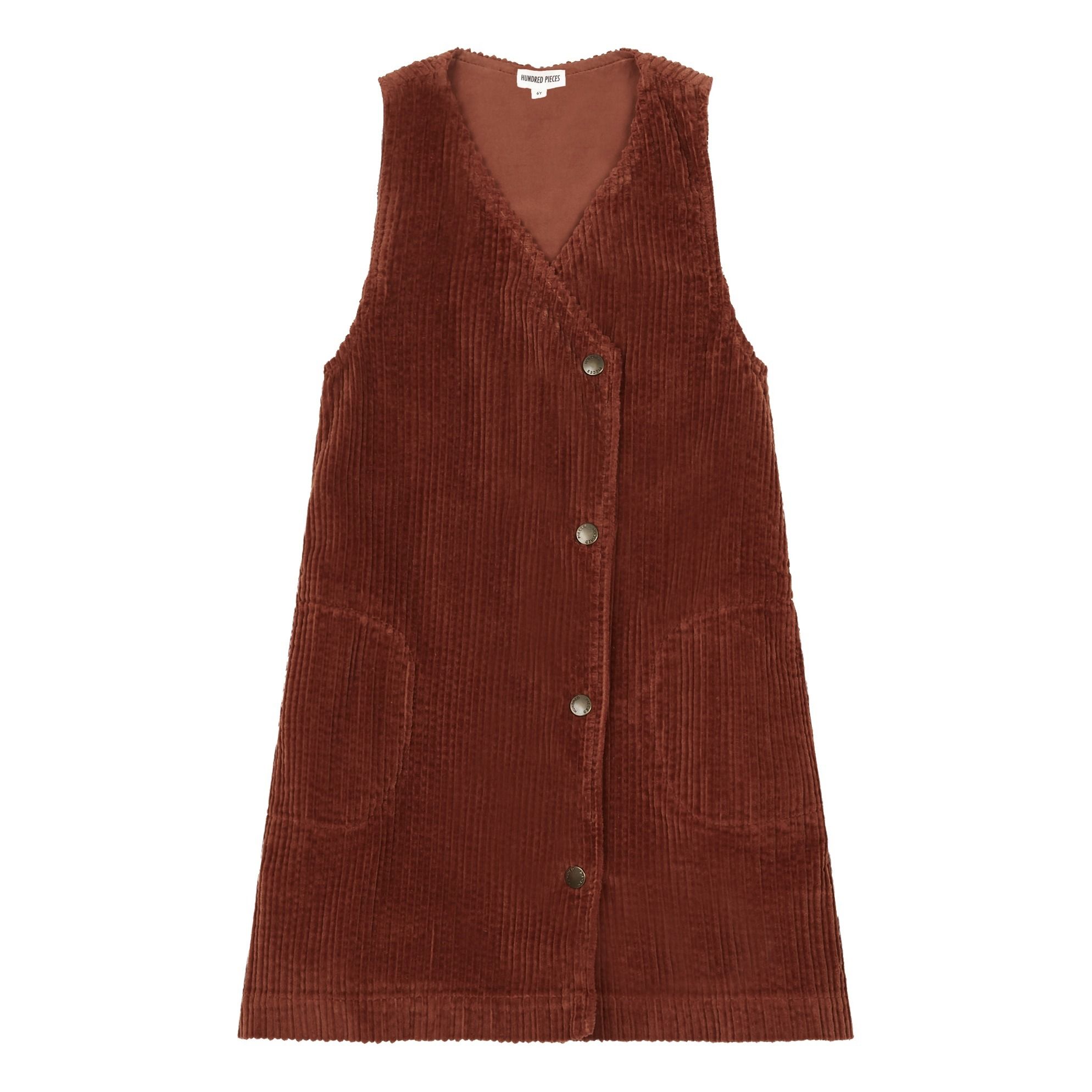 Corduroy dress Rust Hundred Pieces 