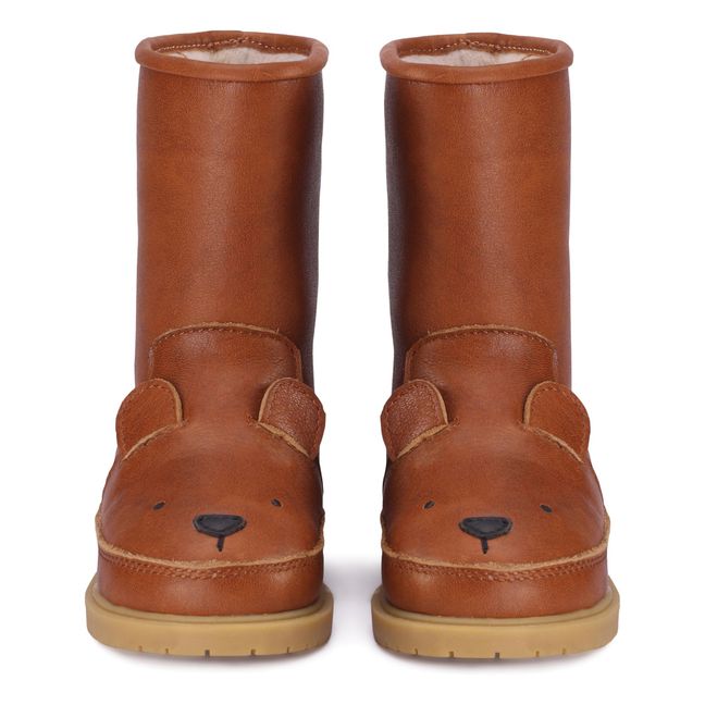 Bottes Fourrées Ours Wadudu | Marron
