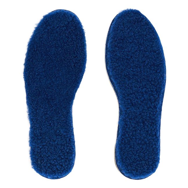 Merino Wool Sheepskin Insoles | Royal blue