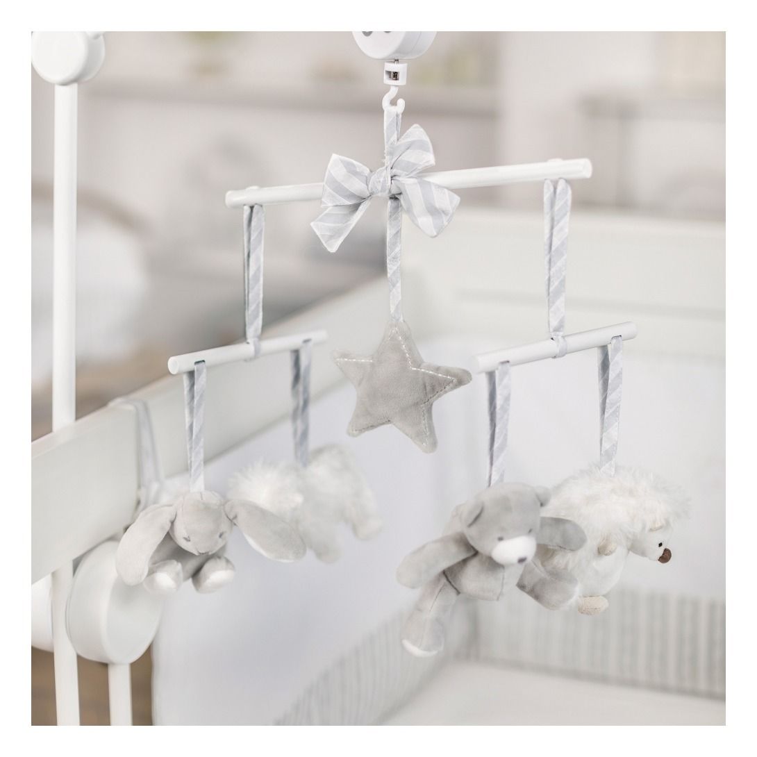 Musical Mobile Light grey Tartine et Chocolat Design Baby - Smallable