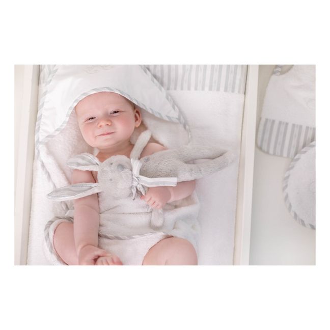 Peluche Augustin il coniglio sofficie | Grigio chiaro