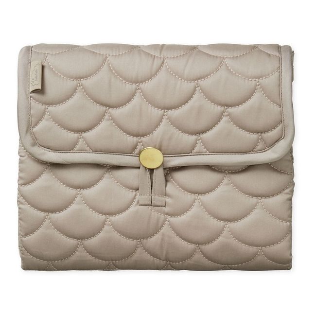 Reise-Wickelauflage aus Bio-Baumwolle | Beige