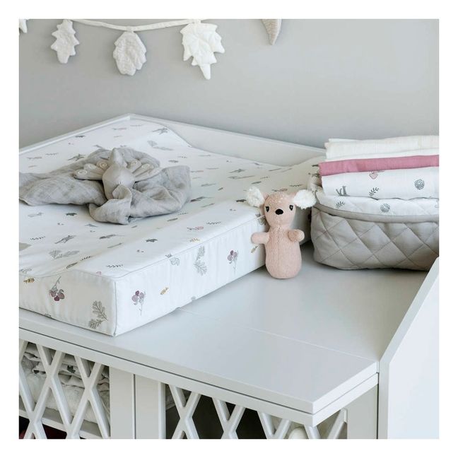 Wickelauflage aus Bio-Baumwolle Reh | Beige