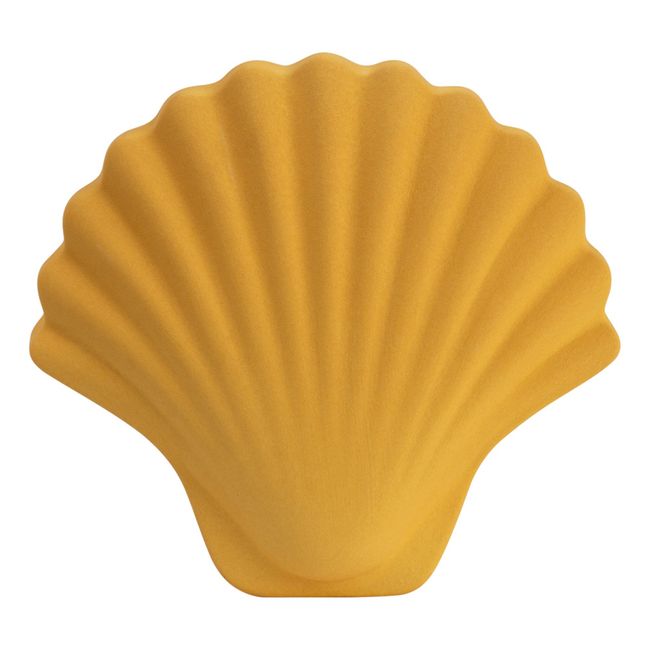 Clay Shell Vase Yellow