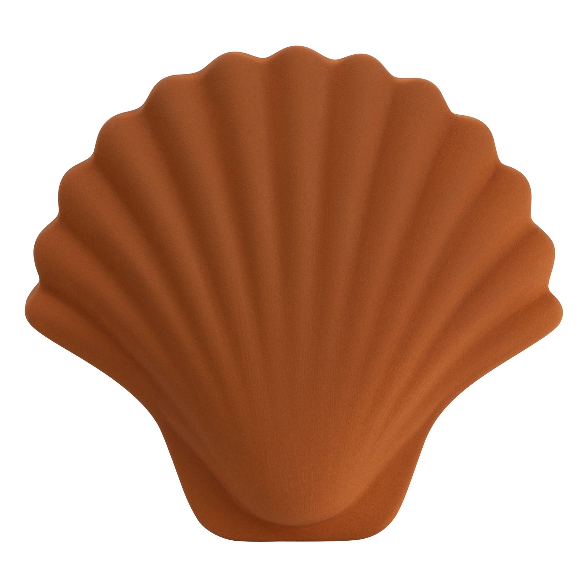 Los Objetos Decorativos - Vase coquillage en argile - Terracotta