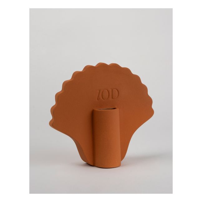 Clay Shell Vase | Terracotta