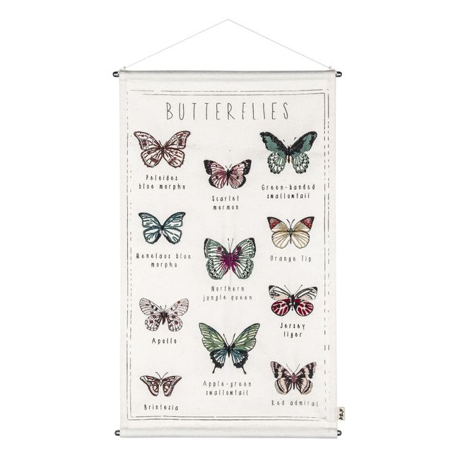 Poster brodé Papillons