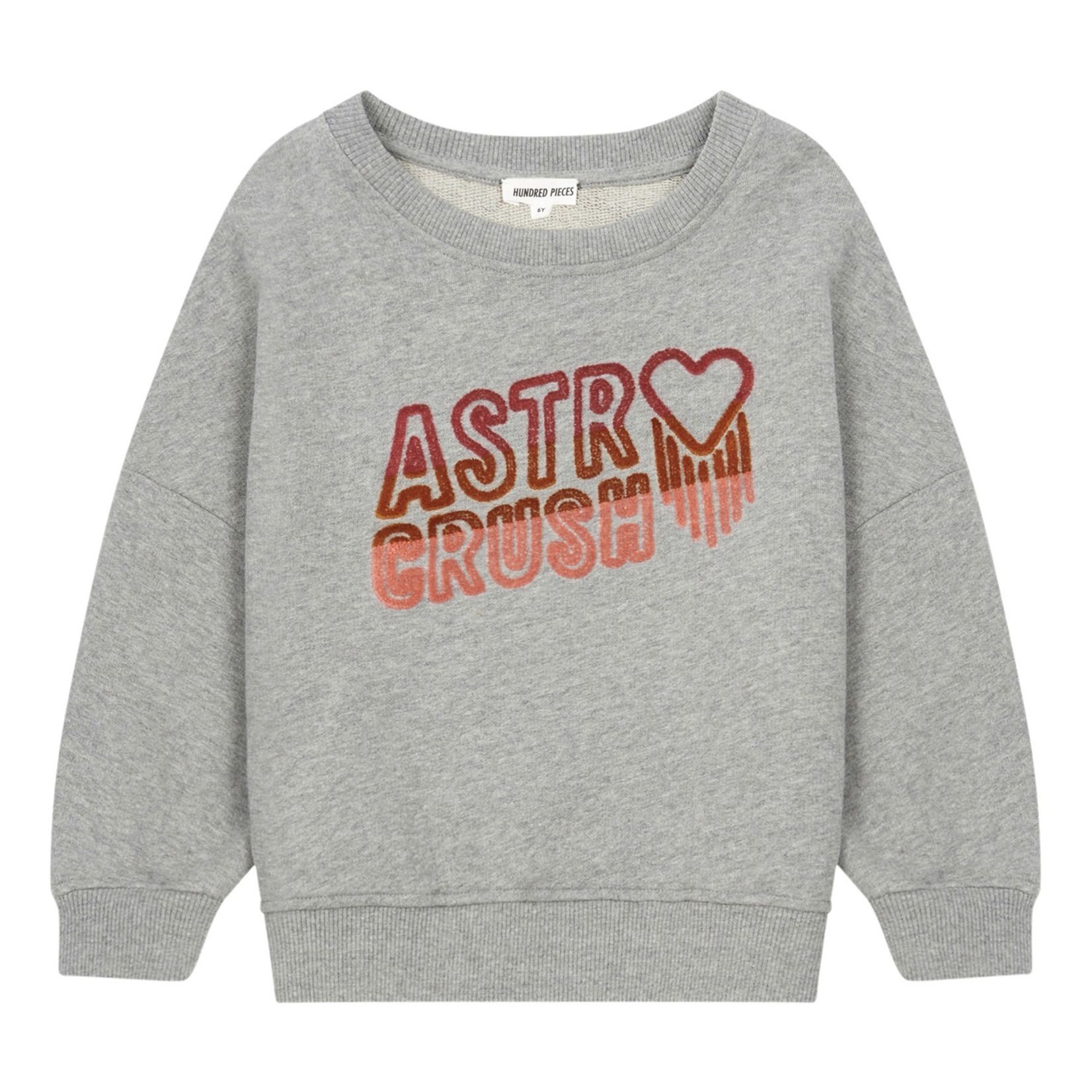 Astro Crush Sweatshirt Heather grey Hundred Pieces Fashion Teen
