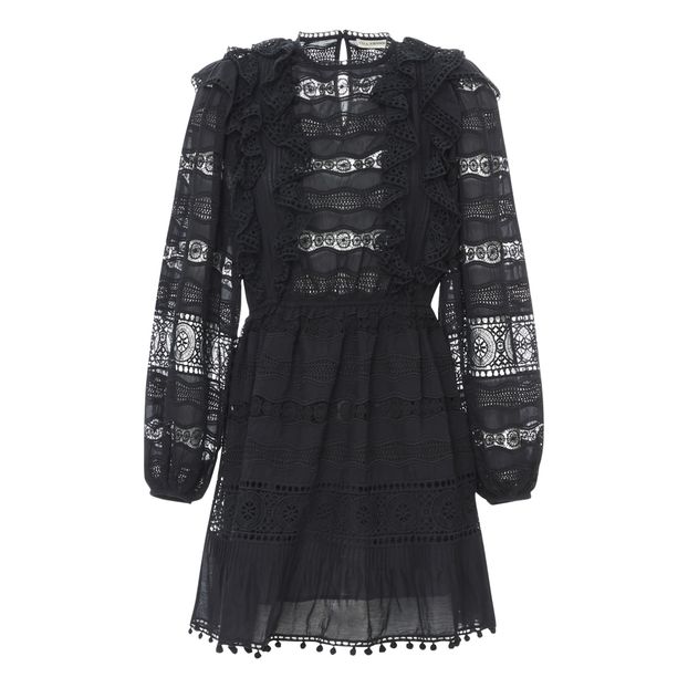 black ulla johnson dress