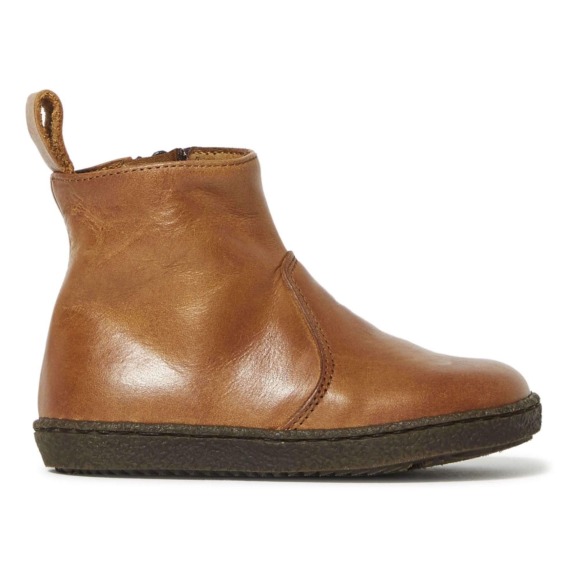 Pirufín Botas Galesas Bebe sin Suela Charol Camel REF: 1306 Calzado  infantil Piel 14,00 € 2022