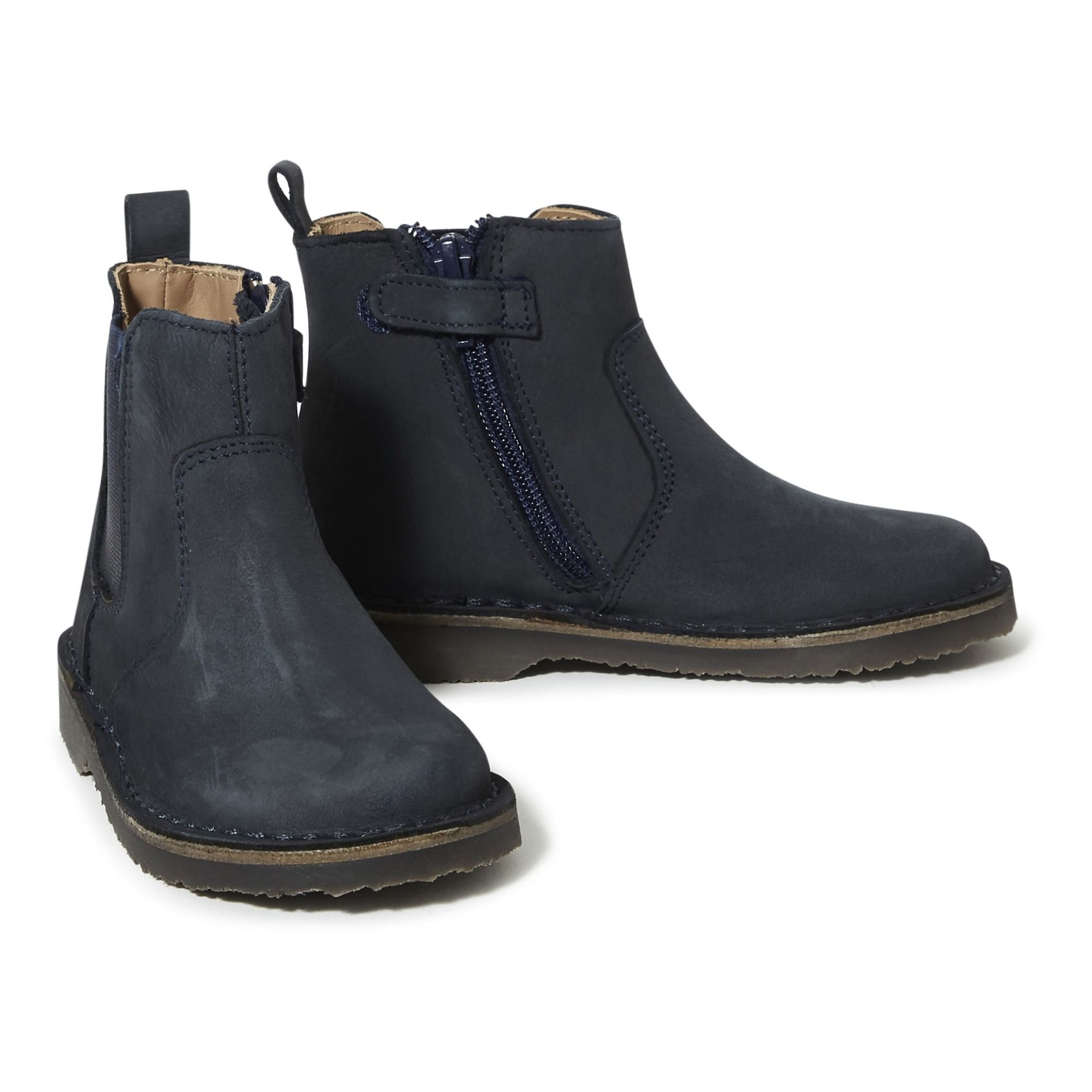 ladies navy blue chelsea boots