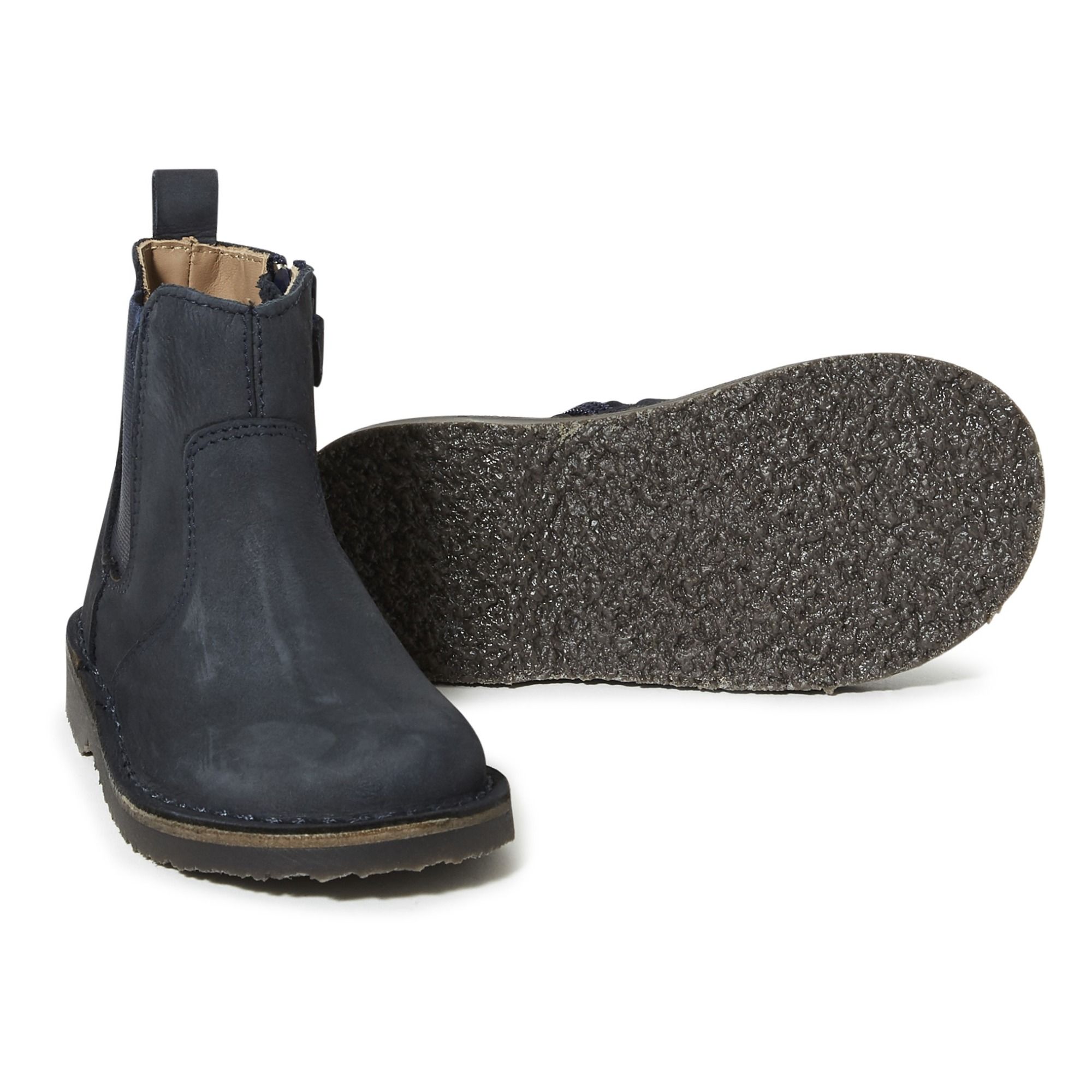 ladies navy blue chelsea boots