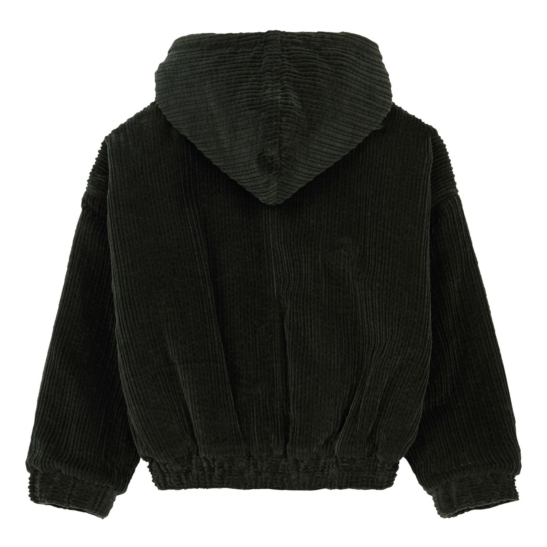 Fake fur-lined velour jacket Chrome green Hundred Pieces Fashion
