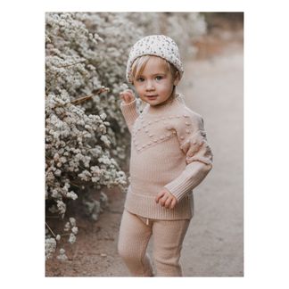 Rylee + Cru Strickpullover Bobble-listing