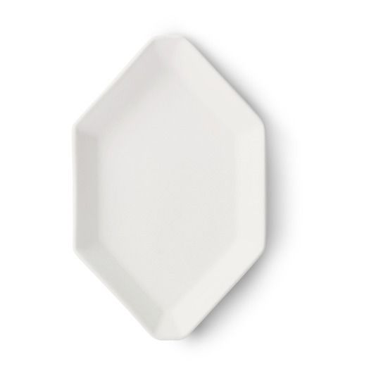 HKliving - Assiette en céramique - Blanc