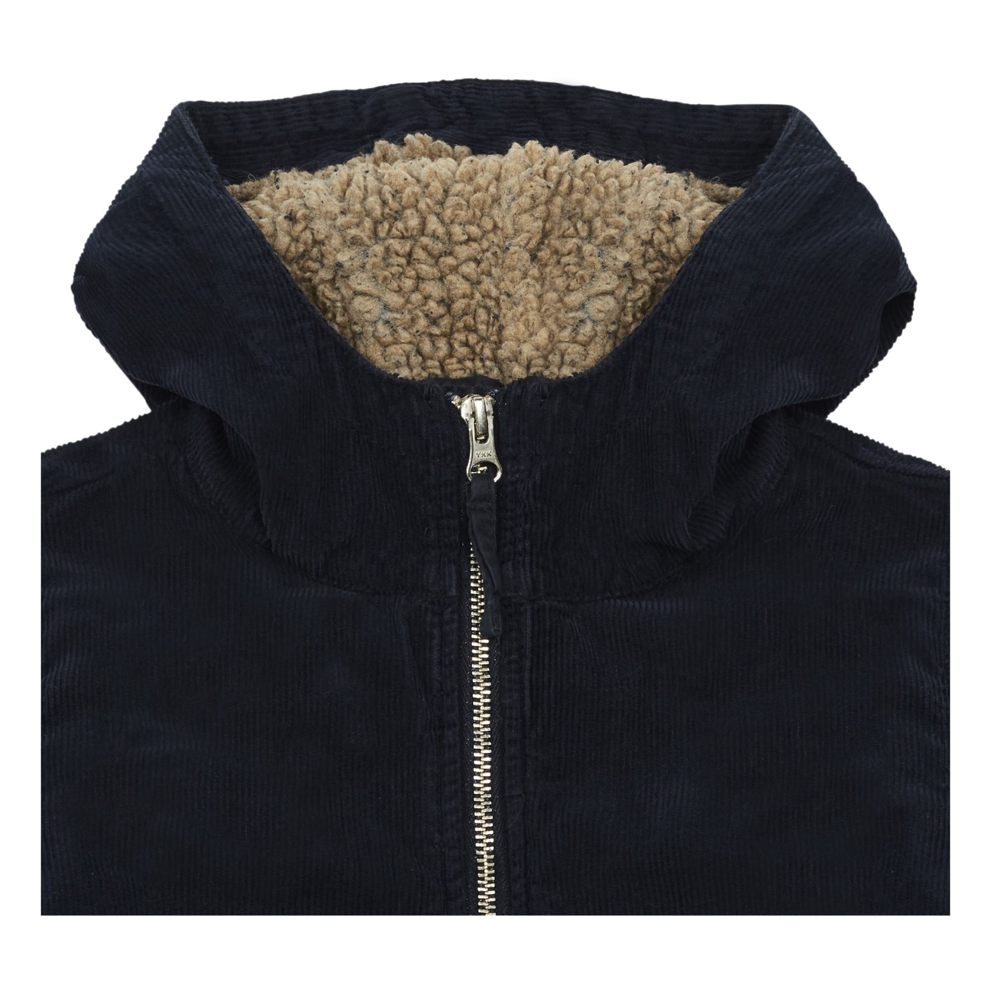 Donnie Velvet Sherpa Jacket Midnight blue Hartford Fashion Teen