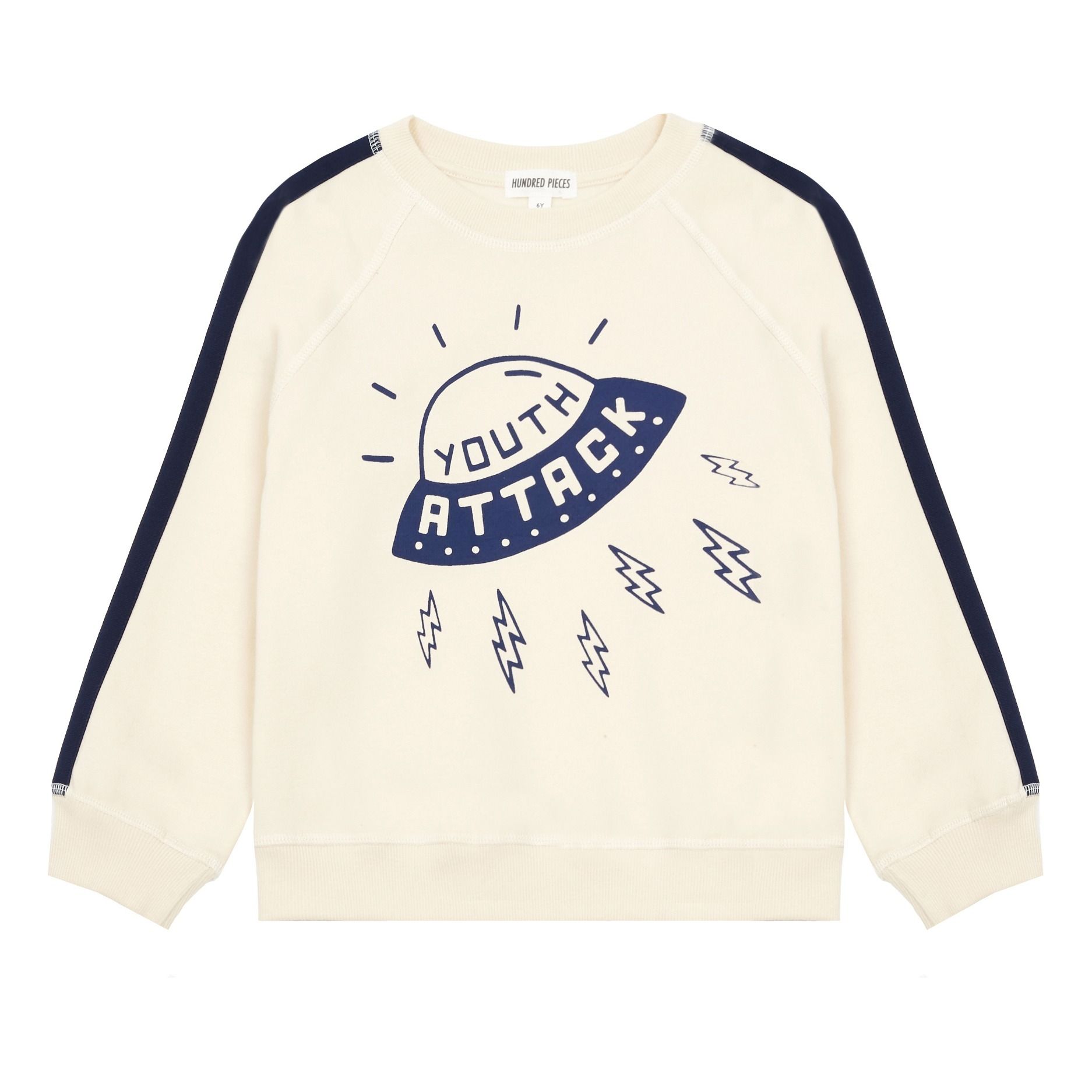 Hundred Pieces - Sweat Youth - Garçon - Mastic