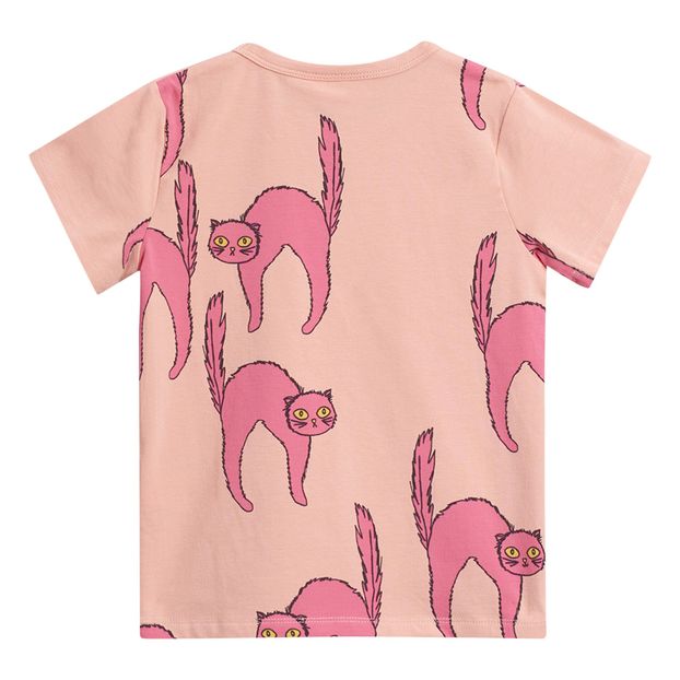 T Shirt Cat Bio Baumwolle Rosa T Shirt Cat Bio Baumwolle Rosa