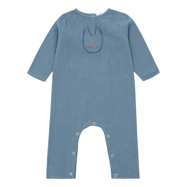 Combinaison Chaton Bleu Marlot Paris Mode Bébé Combinaison Chaton Bleu Marlot Paris Mode Bébé
