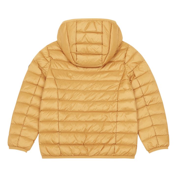 mustard down jacket
