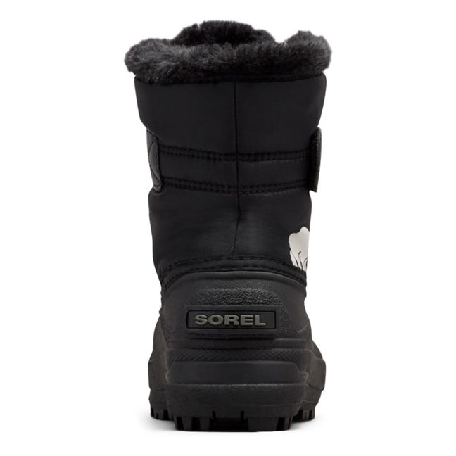 Snow Commander Faux Fur Lined Boots Black