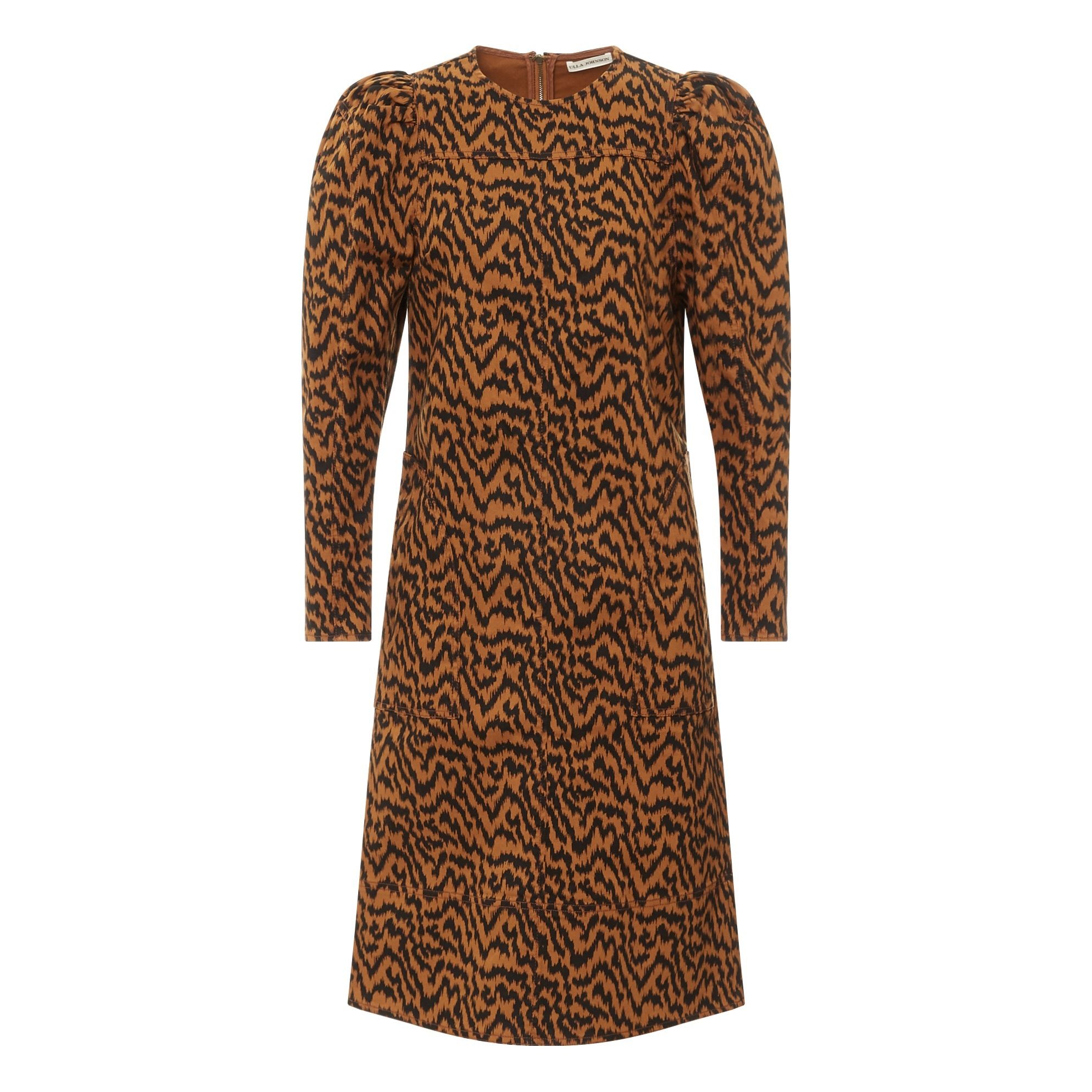 ulla johnson rust dress