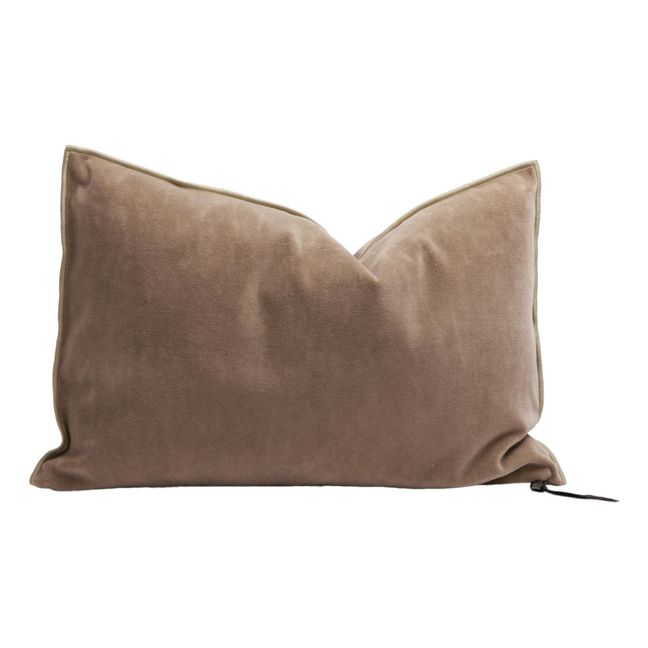 Kissen Vice Versa in Vintage-Samt | Blush