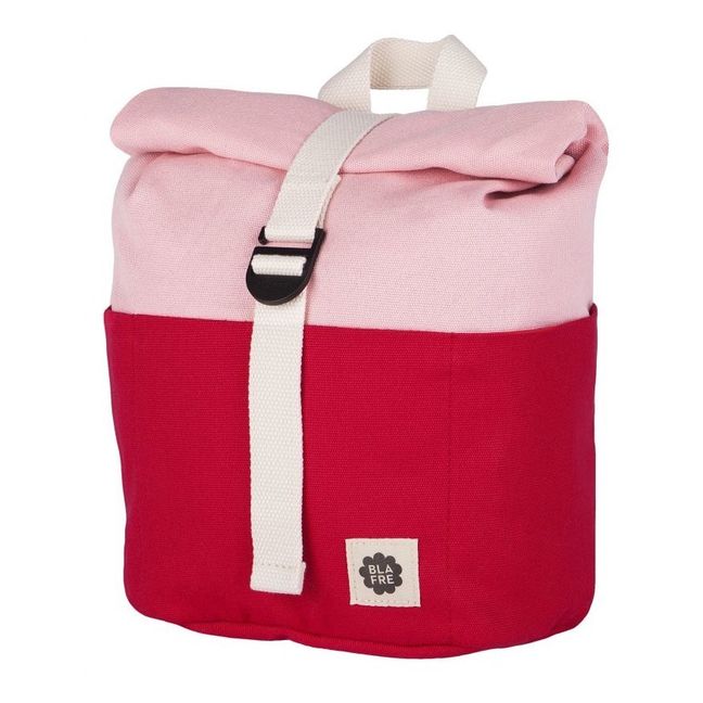Roll Top Backpack | Red