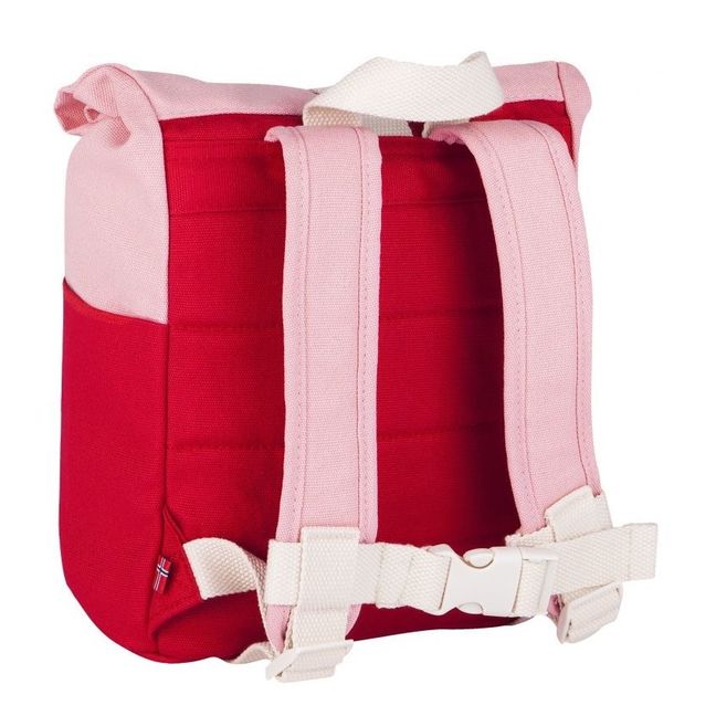 Roll Top Backpack Red