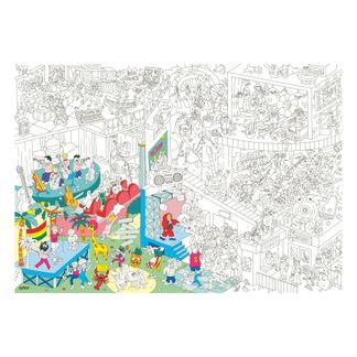 Omy Poster zum Ausmalen Musik-listing