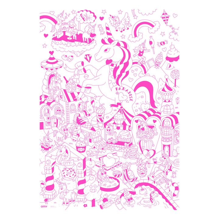 Lily Colour In Poster | Pink- Product image n°3