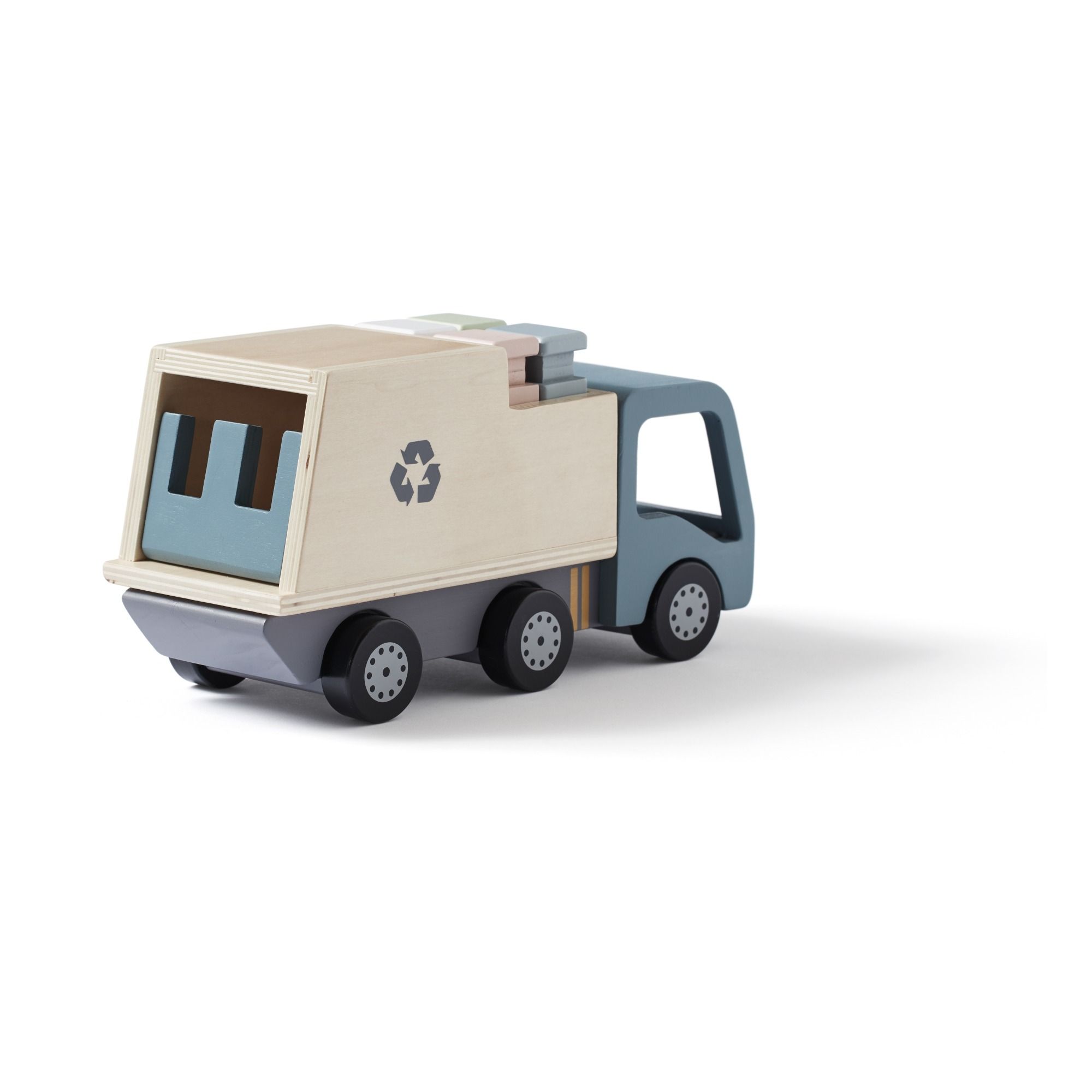 Wooden Garbage Truck Toy- Product image n°2