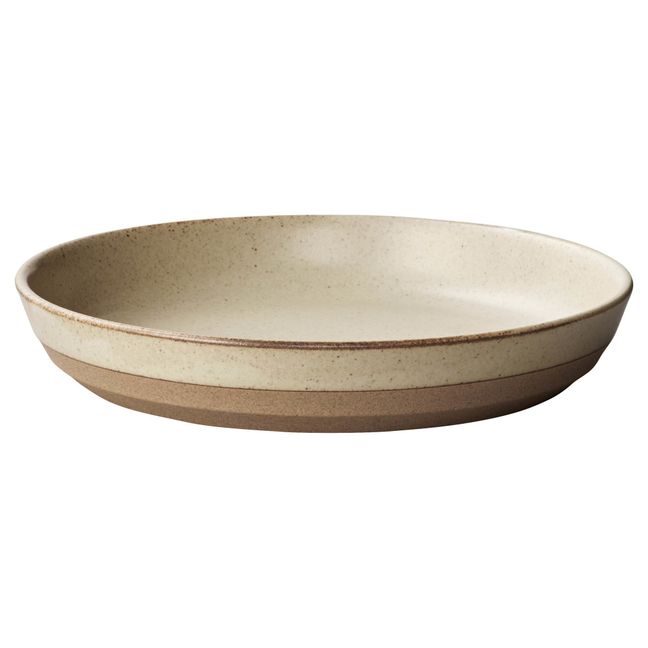 Piatto fondo in porcellana | Beige