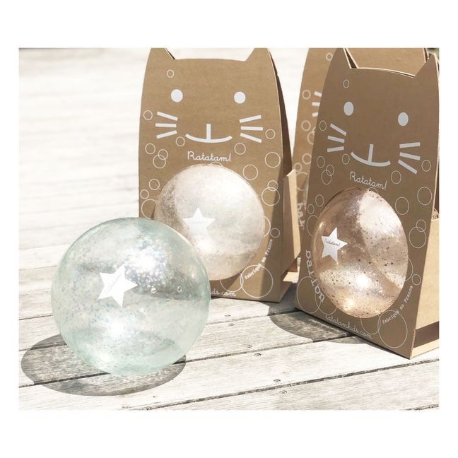 Glitter Bubble Ball | Silver