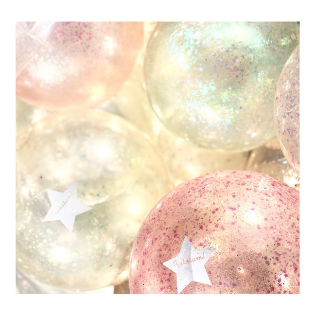 Glitter Bubble Ball | Silver