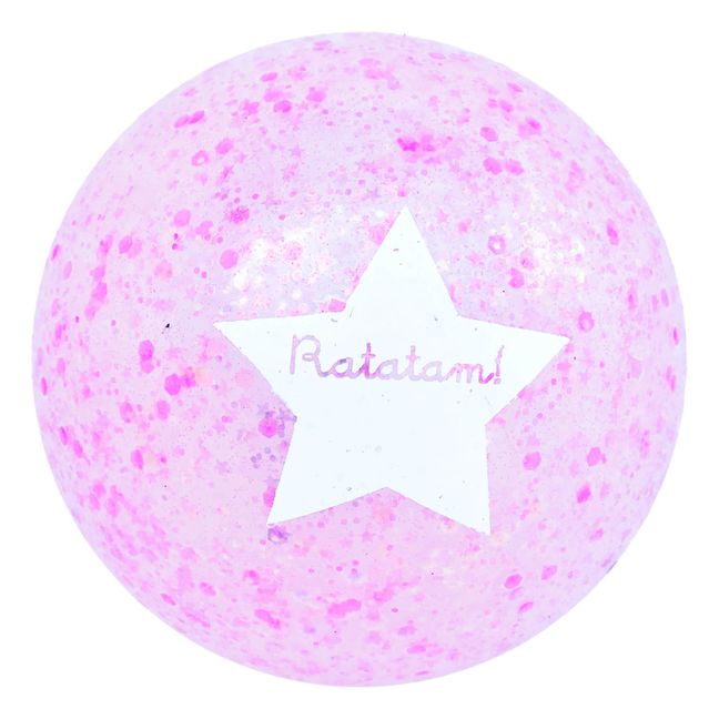 Ball mit Pailletten  | Rosa