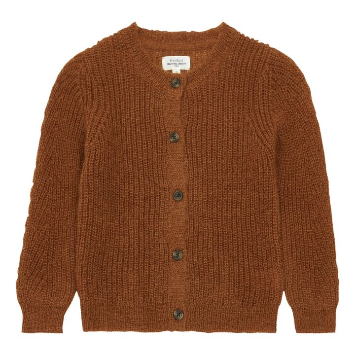  Cardigan  Mohair Mega Rouille Hartford Mode Adolescent  Enfant