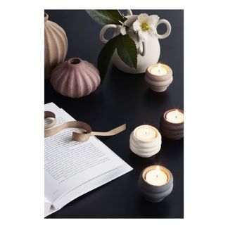 Broste Copenhagen Ceramic Candle Holders - Set of 3-listing